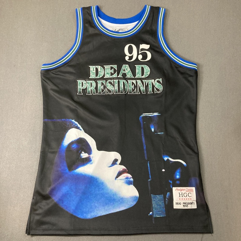 Headgear Basketball Jersey Mens XL HGC067-BBJ-20 Black Dead Presidents New
